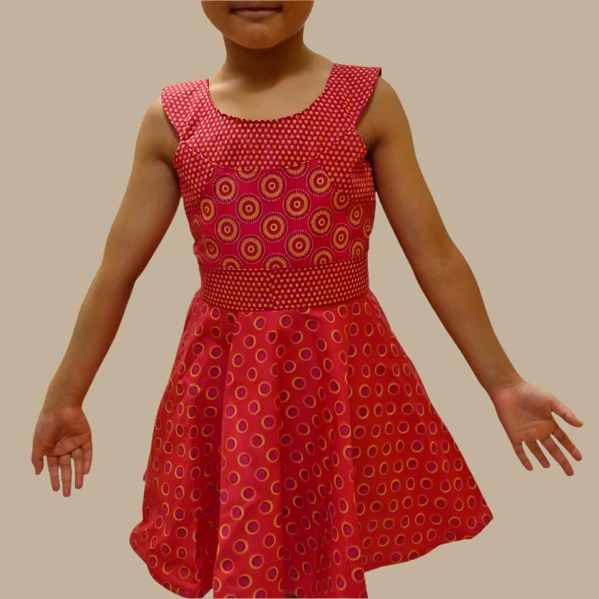 Shweshwe Swirl Dress