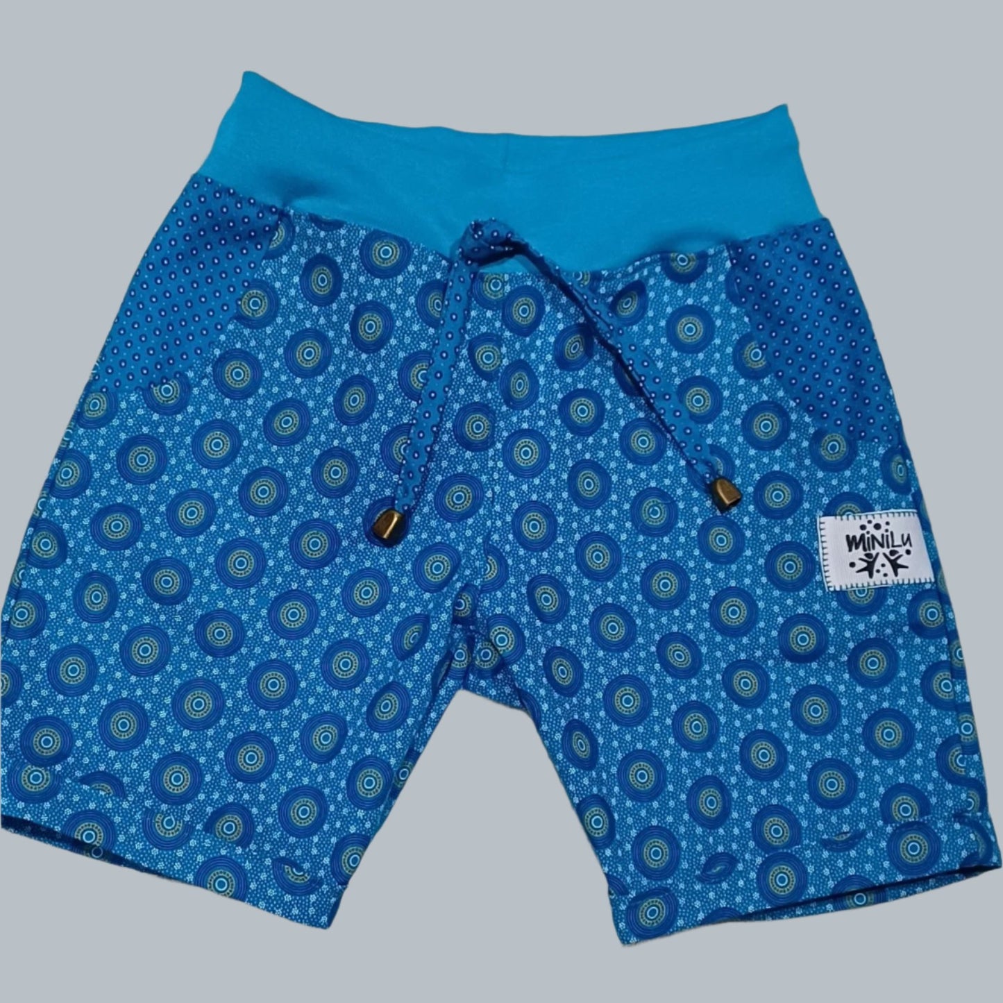 Bermuda pants with knitted waistband - Boys