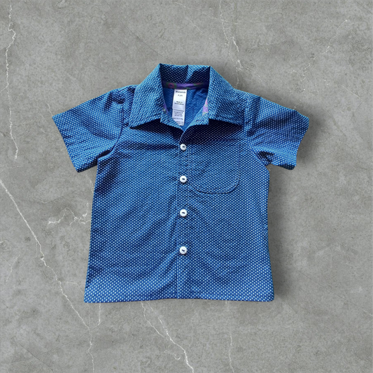 Shweshwe Boys' Shirt (S/sleeve)