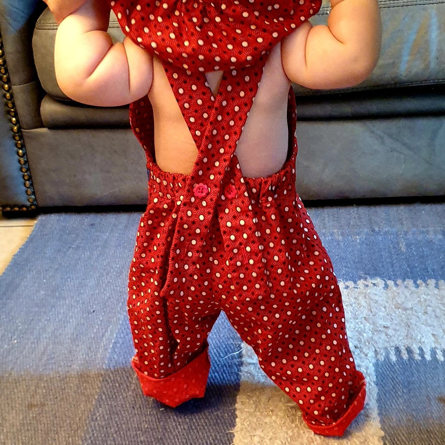 Shweshwe Slouchy Overalls