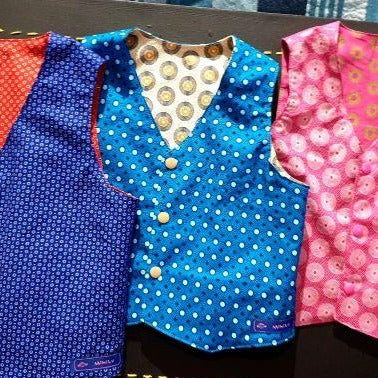 Shweshwe Double-sided Vests