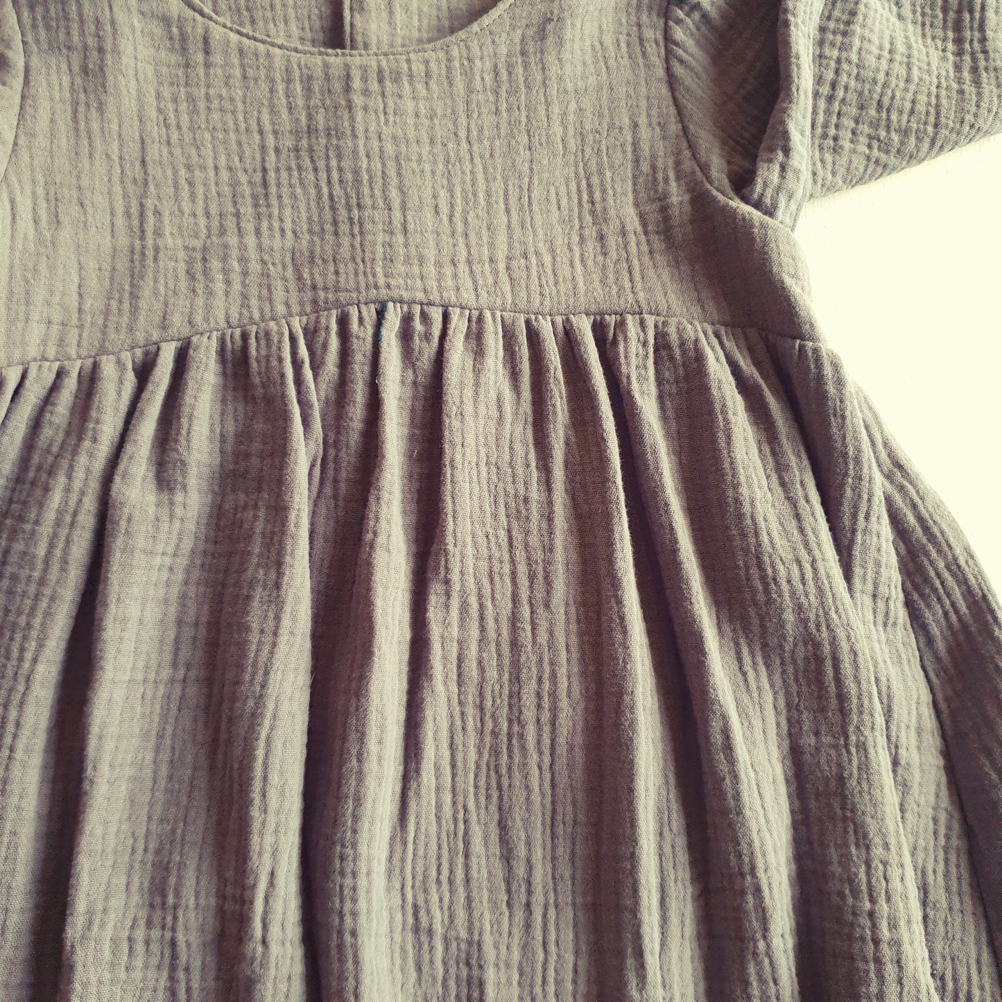 Muslin Long Sleeve Dress