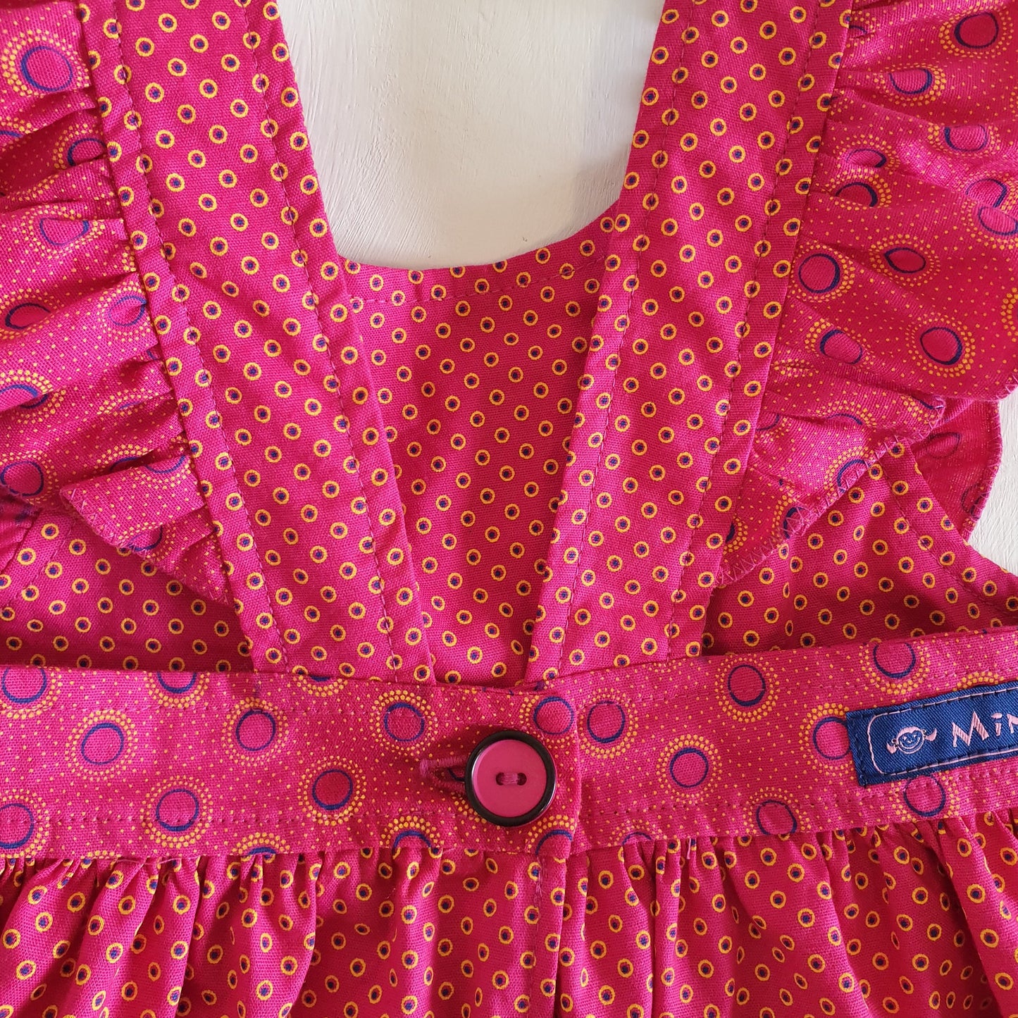 Summer Pinafore with Ruffled Straps