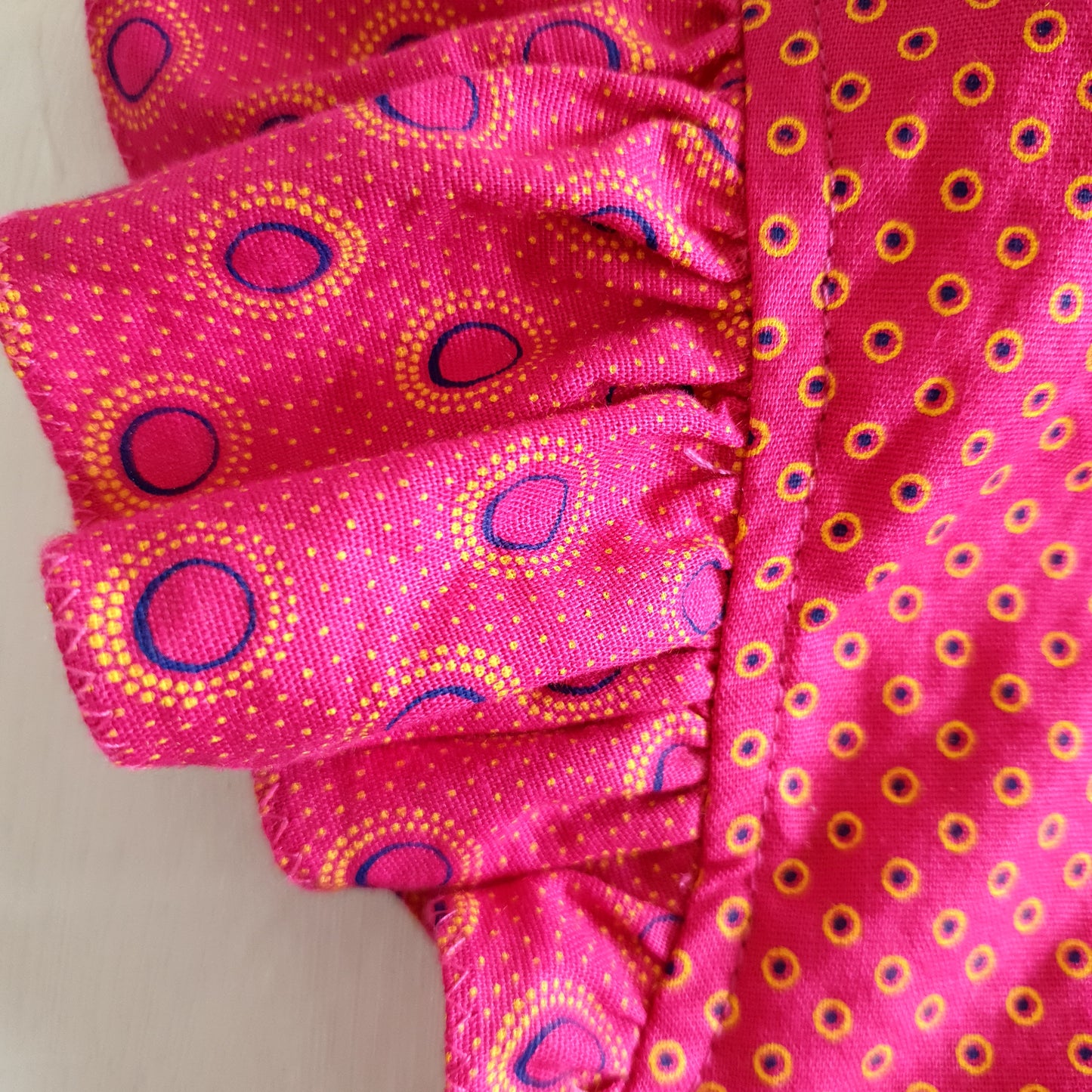 Summer Pinafore with Ruffled Straps