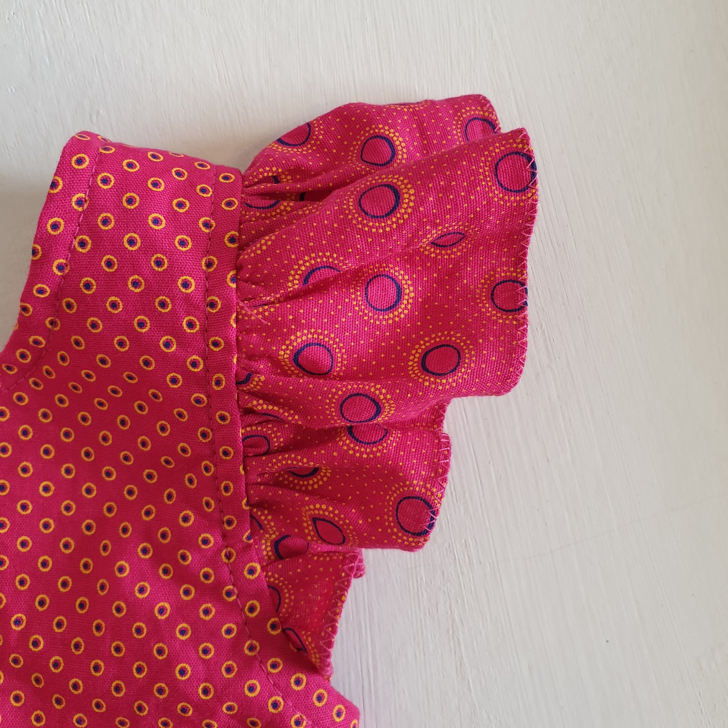 Summer Pinafore with Ruffled Straps