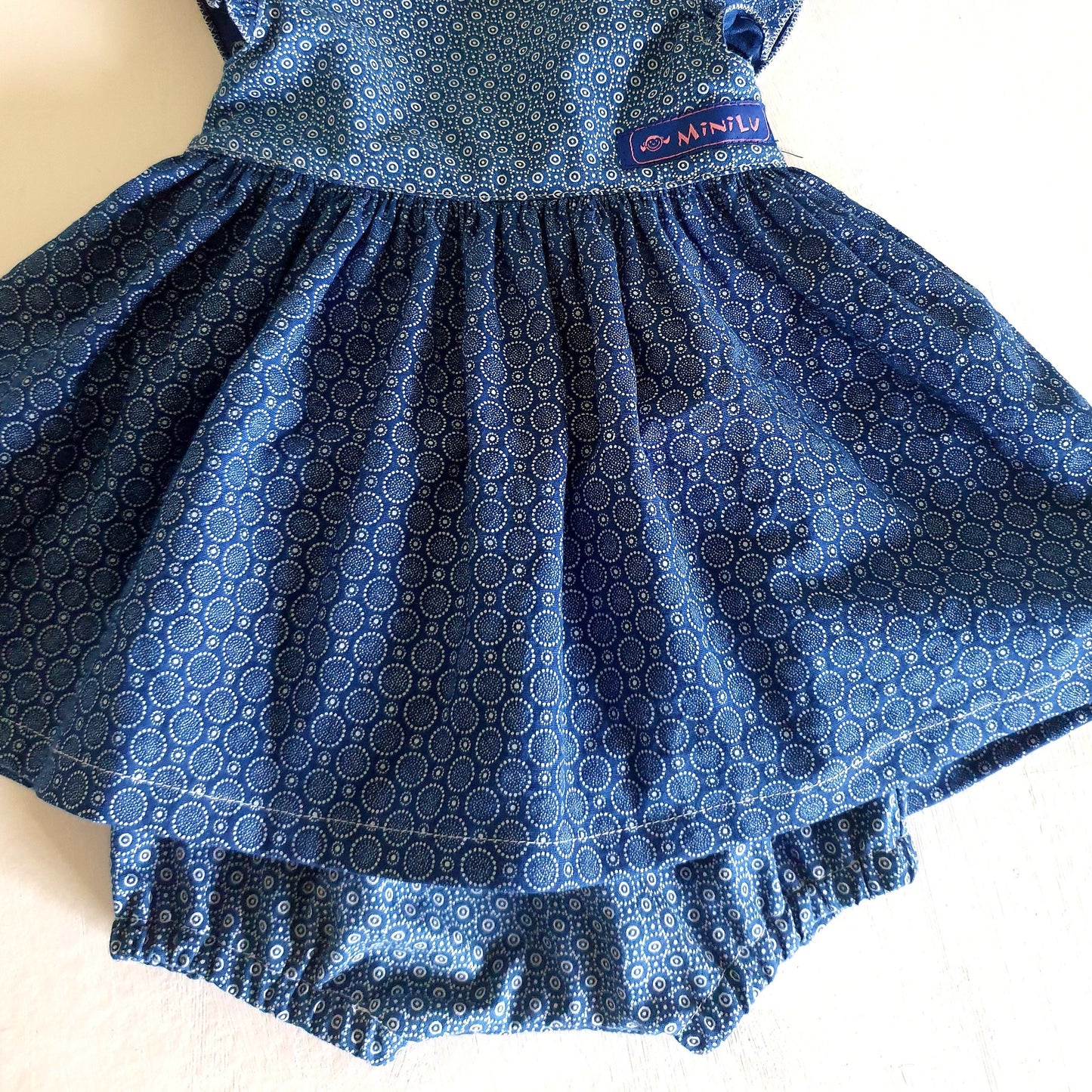 Summer Pinafore with Ruffled Straps