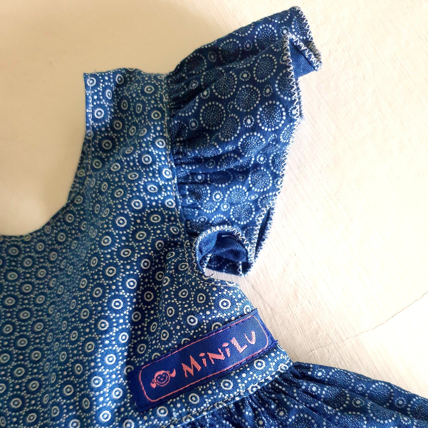 Summer Pinafore with Ruffled Straps