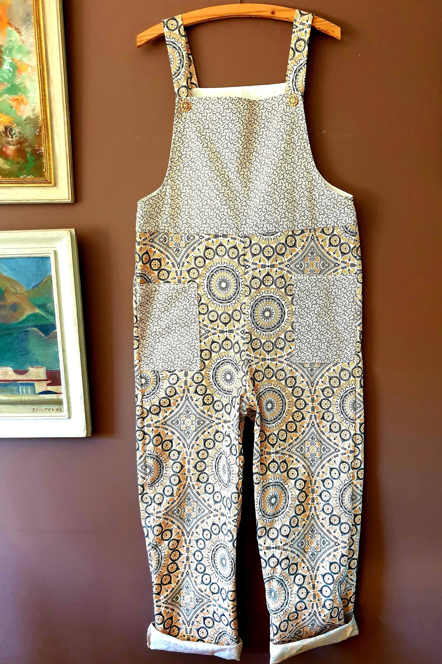 Shweshwe Dungarees (for women)