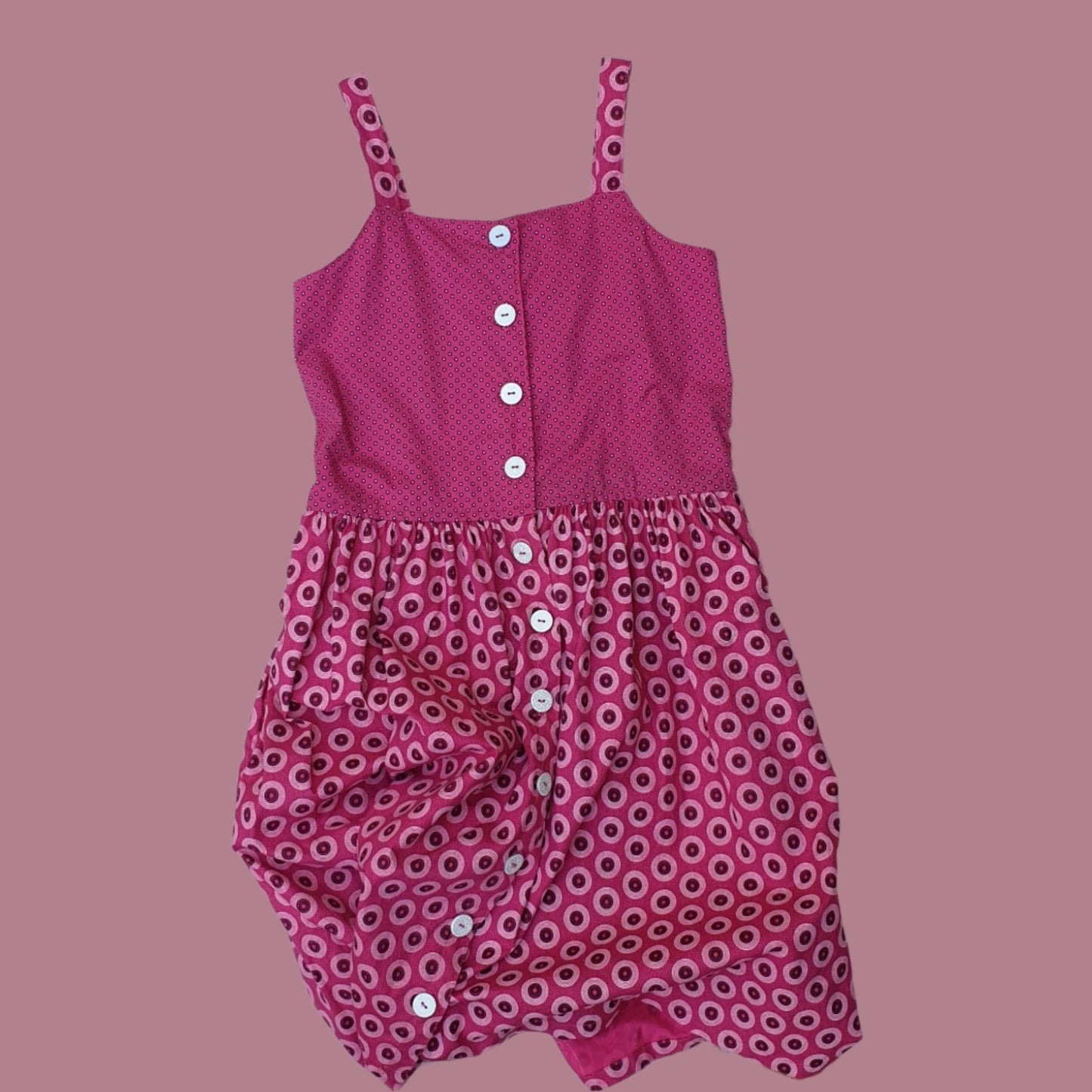 Sundress with elasticated back