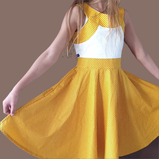 Shweshwe Swirl Dress