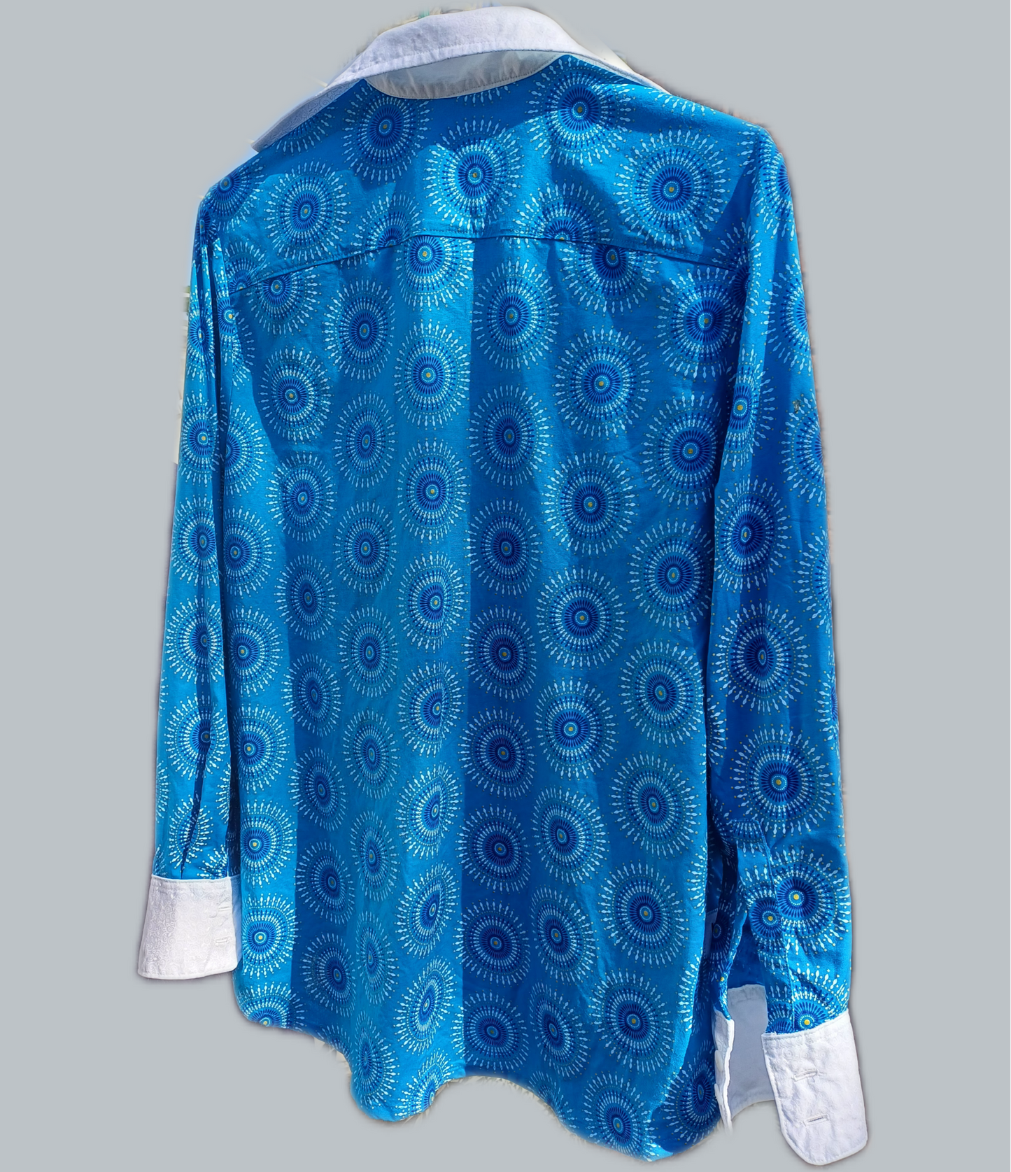 Long Sleeve  Button Shirt in Shweshwe - Women