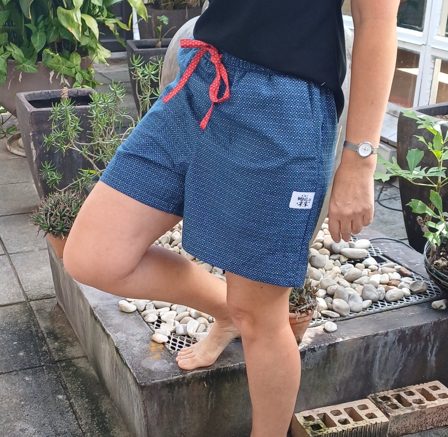 Shweshwe Summer Shorts - Women