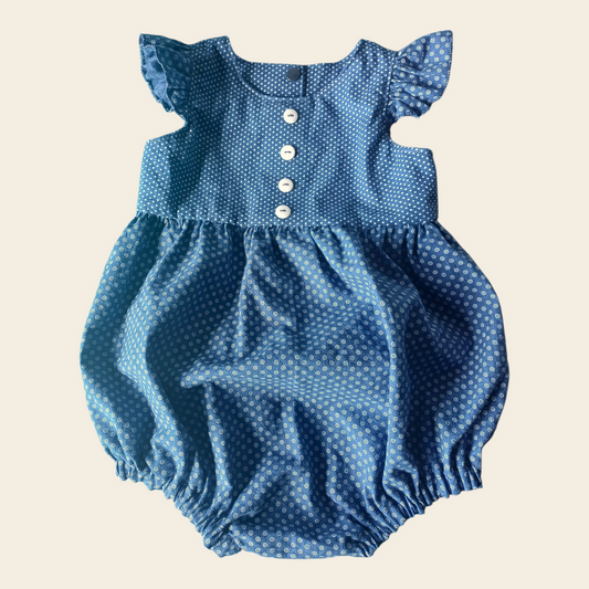 Puffy Romper - Shweshwe