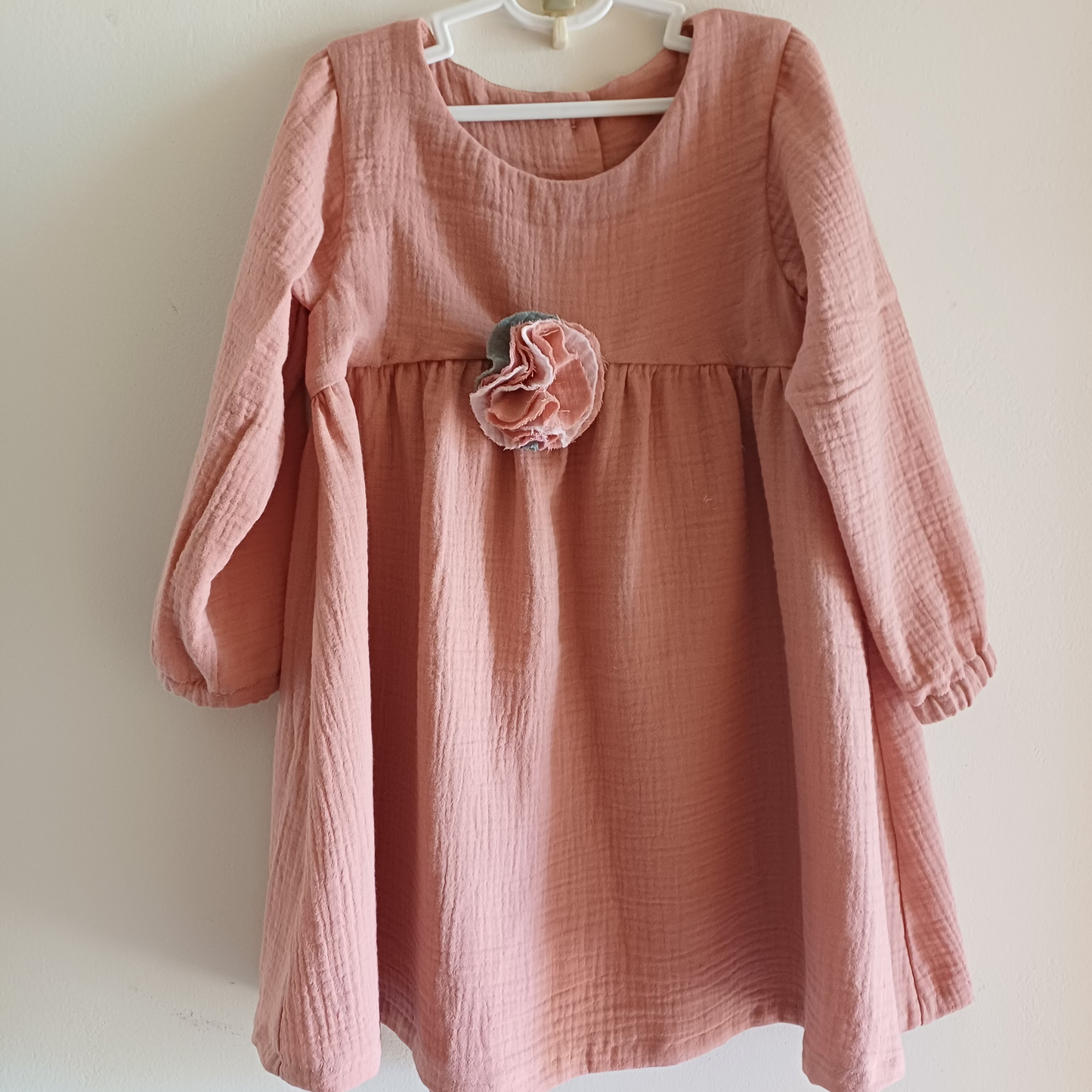 Muslin Long Sleeve Dress