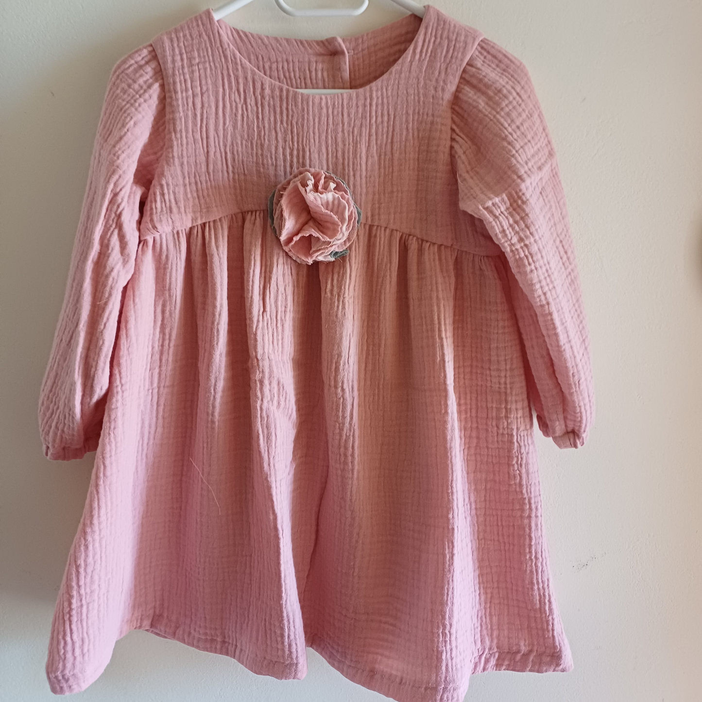 Muslin Long Sleeve Dress