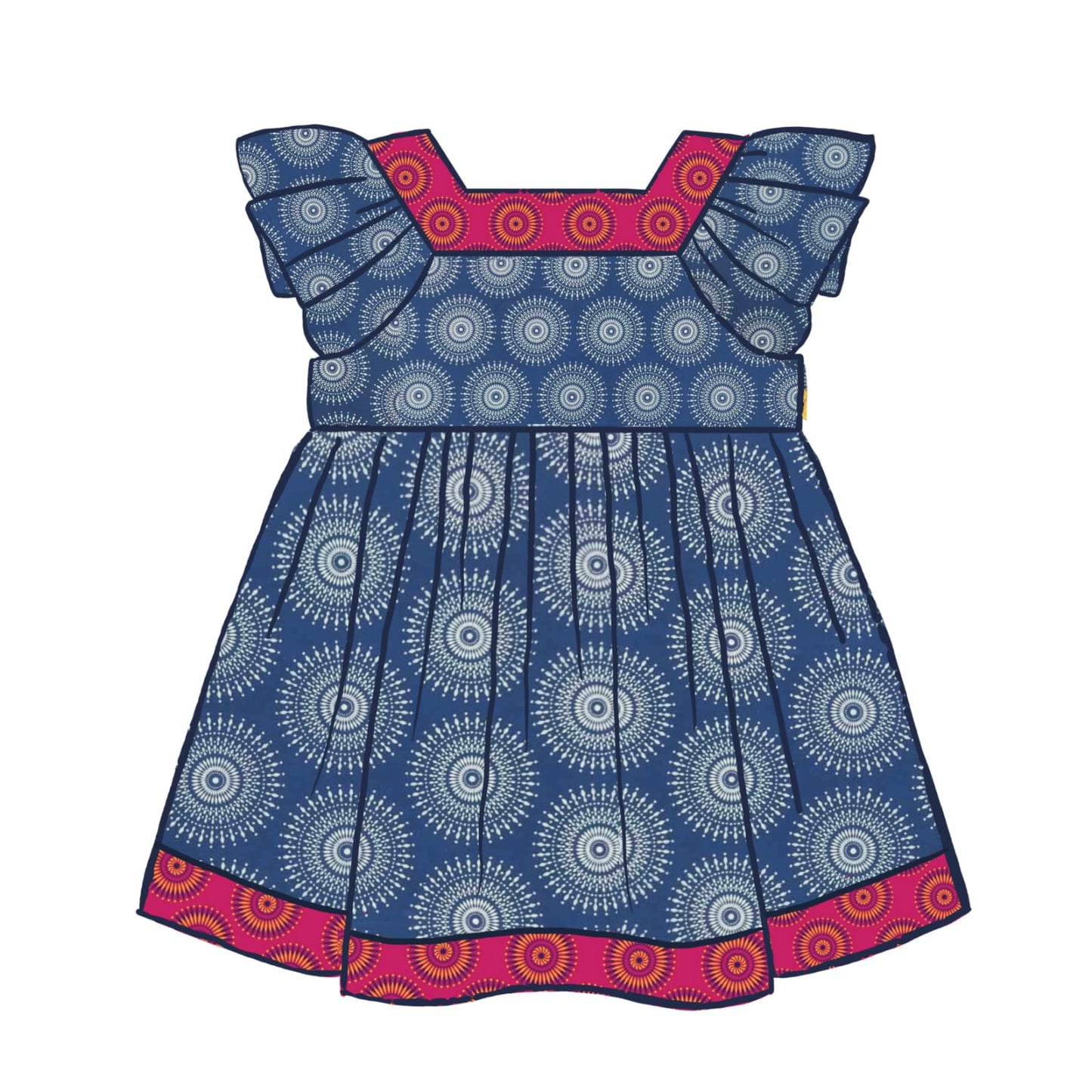 Amelia Dress in Shweshwe