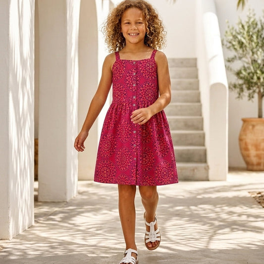 Sundress with elasticated back