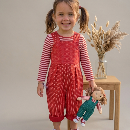 Shweshwe Slouchy Overalls