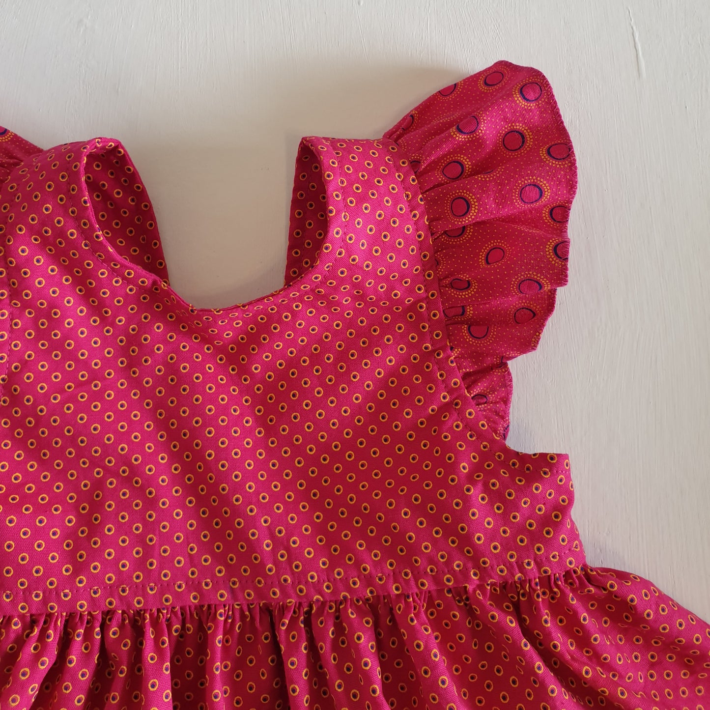 Summer Pinafore with Ruffled Straps
